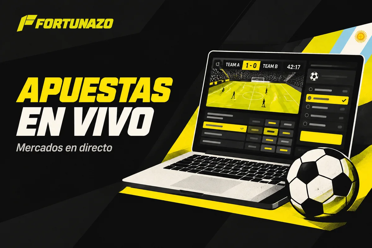 Laptop con marcador en vivo y mercado deportivo