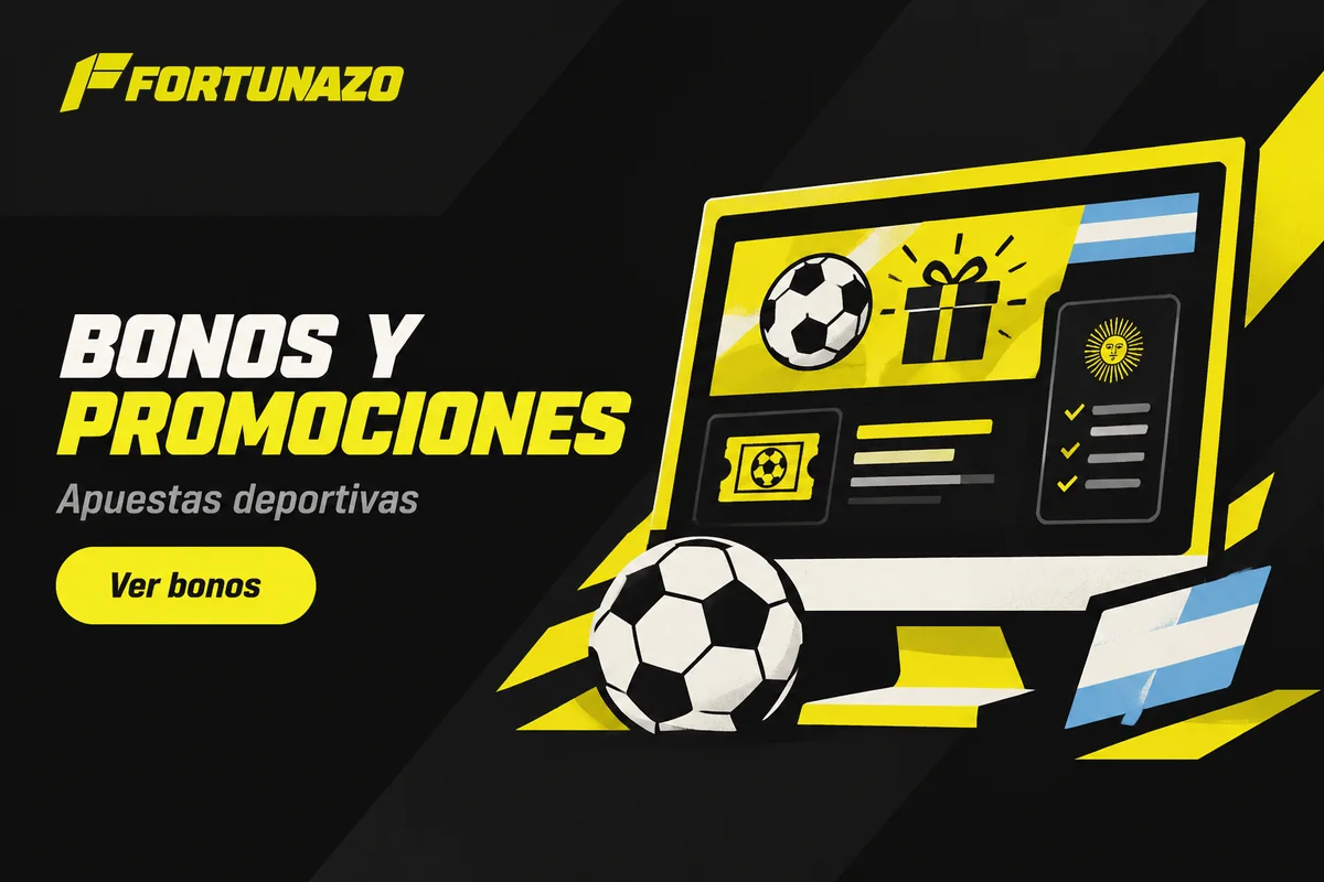 Pantalla con bono deportivo y reglas simuladas