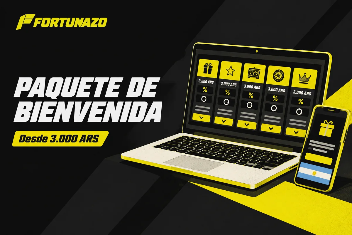 Laptop con comparación de paquetes de bienvenida