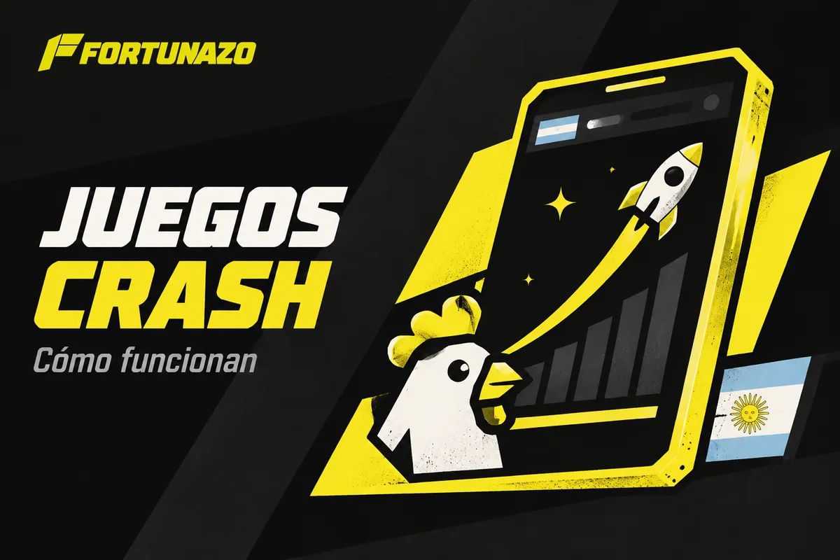 Juego crash en pantalla con cohete y curva multiplicadora