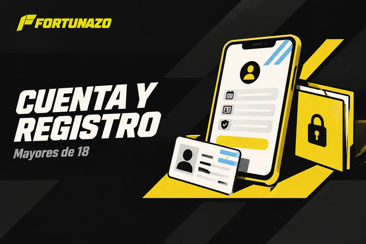 Registro de cuenta con formulario e identificación