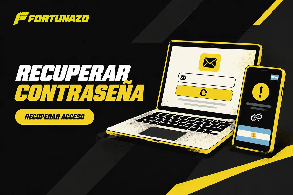 Laptop muestra recuperación y celular un enlace vencido