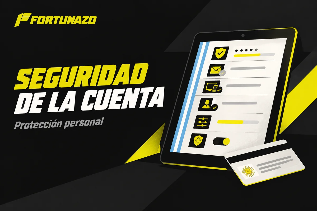Tablet muestra ajustes de seguridad, verificación y límites