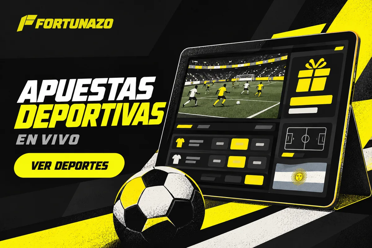 Tablet muestra cuotas, partido en vivo y apuestas gratis