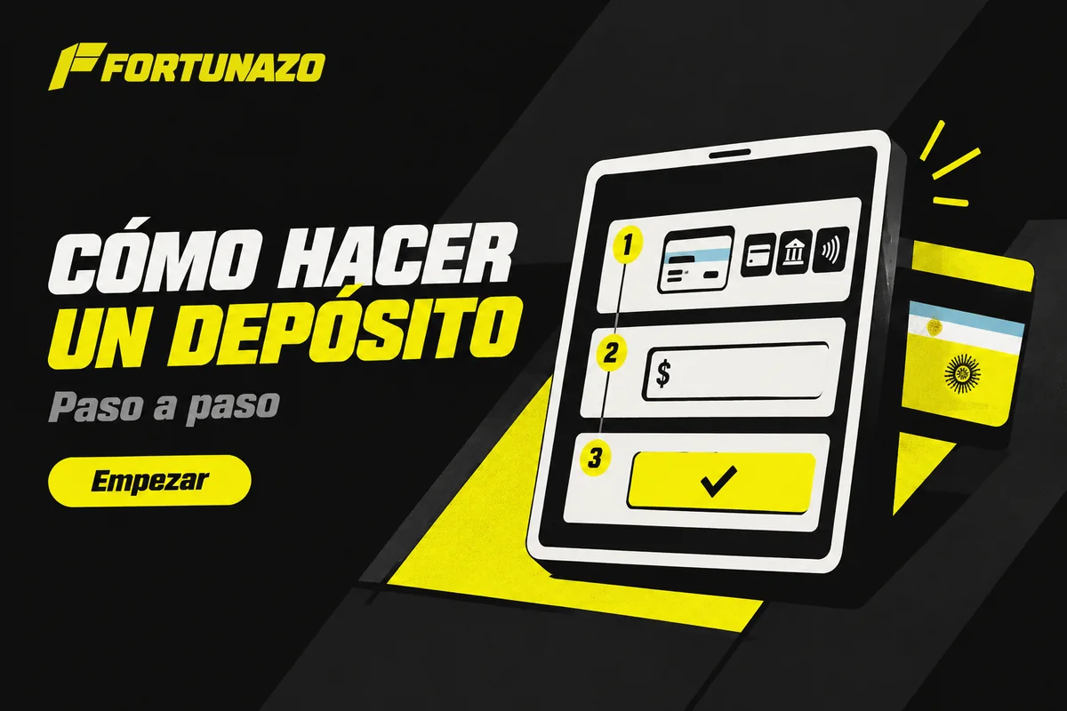 Tablet con los pasos para confirmar un depósito