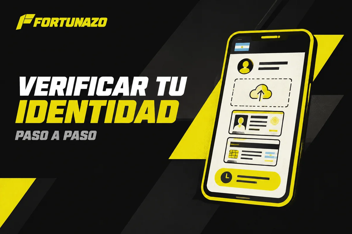 Celular con documentos cargados para verificar identidad